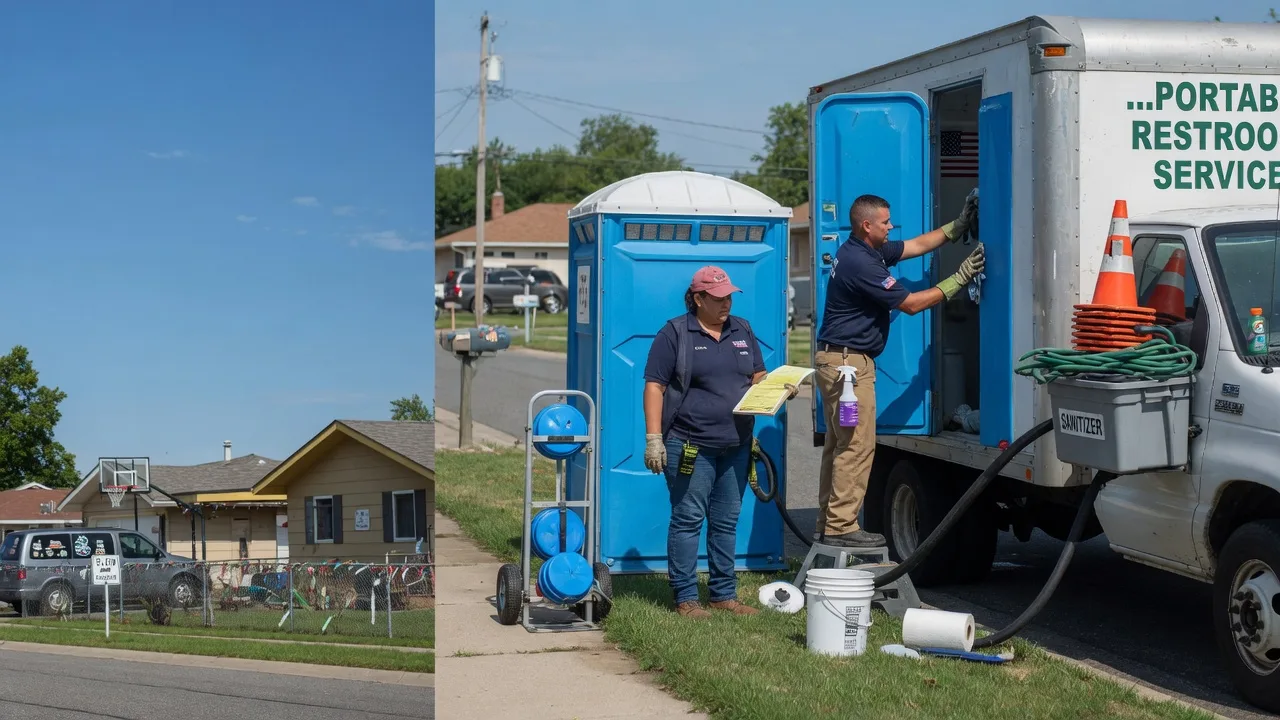 Portable Toilet Rental in Reynoldsburg, OH near me